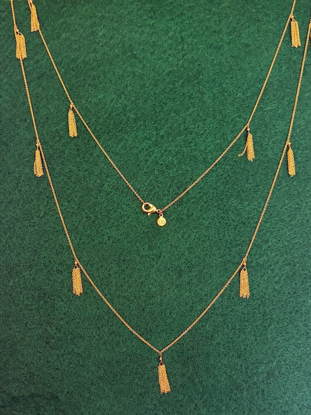 Gorjana Gold Layered Tassel Necklace